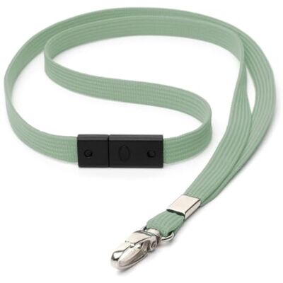 CKB LTD Veiligheidskoord met draaibare metalen clip voor identiteitskaarthouder, snelsluiting, losse sleutelkoorden, Salie groen Paquet de 50 Pièces CKB LTD Veiligheidskoord met draaibare metalen clip voor identiteitskaarthouder, snelsluiting, losse sleutelkoorden, Salie groen Paquet de 50 Pièces