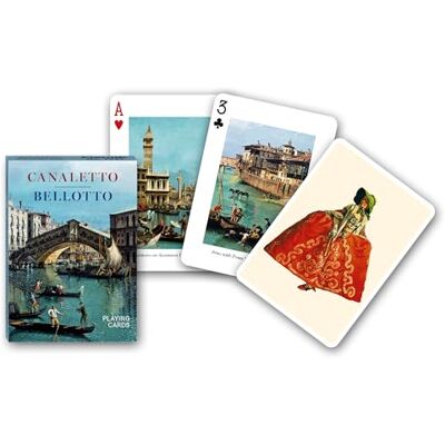 Piatnik Canaletto Bellotto 174117 Jeu de cartes avec 55 feuilles Piatnik Canaletto Bellotto 174117 Jeu de cartes avec 55 feuilles