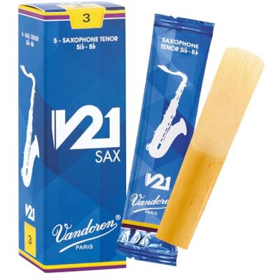 Vandoren riet voor tenorsaxofoon V21 Vermogen: 3 Vandoren riet voor tenorsaxofoon V21 Vermogen: 3