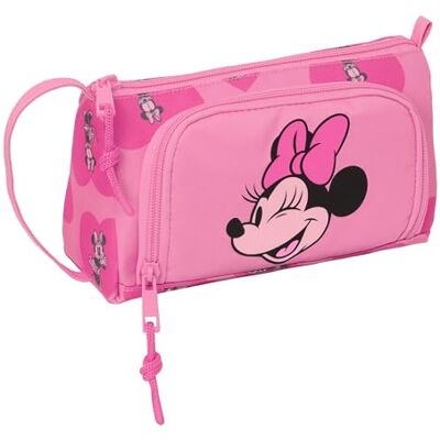 safta MINNIE MOUSE LOVING Pennenetui met afneembaar gevuld vak voor kinderen, ideaal voor schoolgaande kinderen, comfortabel en veelzijdig, kwaliteit en sterkte, 20 x 8,5 x 11 cm, roze, roze, Roze, safta MINNIE MOUSE LOVING Pennenetui met afneembaar gevuld vak voor kinderen, ideaal voor schoolgaande kinderen, comfortabel en veelzijdig, kwaliteit en sterkte, 20 x 8,5 x 11 cm, roze, roze, Roze,