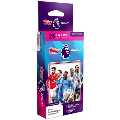 Topps Premier League verzamelkaarten 2026/27 Eco Pack Topps Premier League verzamelkaarten 2026/27 Eco Pack
