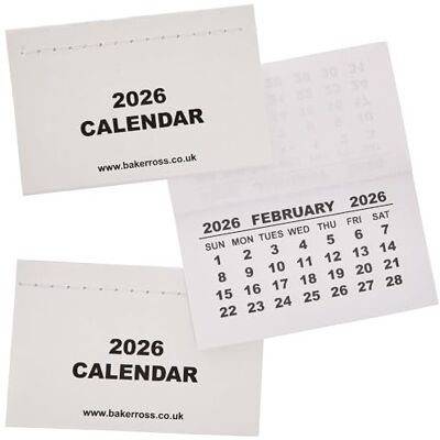 Baker Ross FN646 Kalenderblokken 2026 20 stuks, praktische afneembare kalenderblokken voor het organiseren en plannen van het hele jaar 2026, perfect voor thuis, school en kantoor Baker Ross FN646 Kalenderblokken 2026 20 stuks, praktische afneembare kalenderblokken voor het organiseren en plannen van het hele jaar 2026, perfect voor thuis, school en kantoor