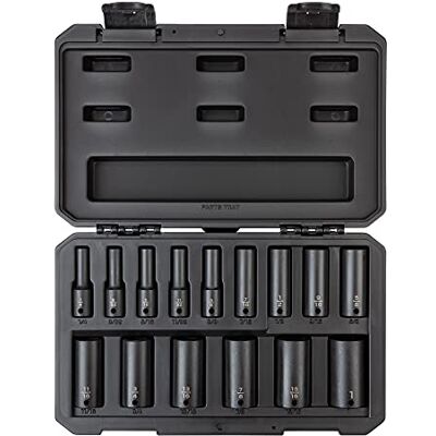 TEKTON Jeu de douilles à choc 6 pans 3/8", 15 pièces (1/4-1 pouce) Boîtier SID91301 TEKTON Jeu de douilles à choc 6 pans 3/8", 15 pièces (1/4-1 pouce) Boîtier SID91301