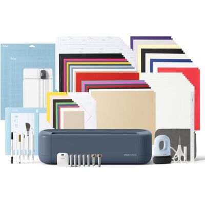 Cricut Maker™ 5 Ultimate Bundle + Digital Content intelligente snijmachine bevat materialen voor 135 projecten + extra digitale inhoud Cricut Maker™ 5 Ultimate Bundle + Digital Content intelligente snijmachine bevat materialen voor 135 projecten + extra digitale inhoud