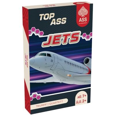 ASS TOP ® Jets NIEUW Série de techniques, avions, avions, aviateurs, 3 jokers inclus, dans une boîte en carton ASS TOP ® Jets NIEUW Série de techniques, avions, avions, aviateurs, 3 jokers inclus, dans une boîte en carton