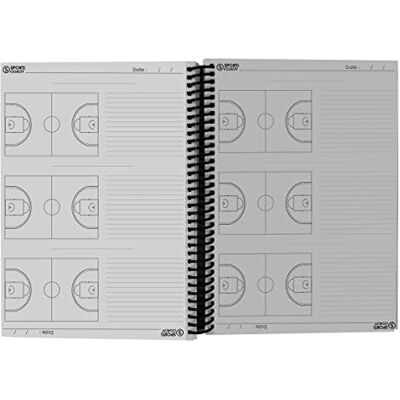 FOXCUP A4 spiraal basketbal coach notitieboek Sporti France FOXCUP A4 spiraal basketbal coach notitieboek Sporti France