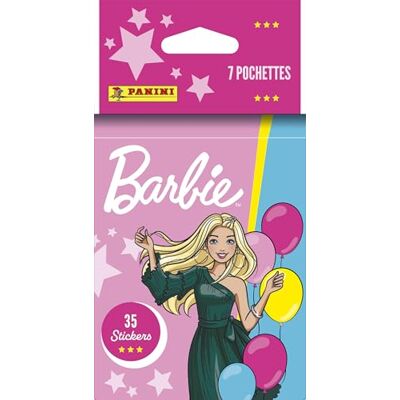Panini Barbie 65EME Verjaardag Blister 7 Zakken, 004873KBF7 Panini Barbie 65EME Verjaardag Blister 7 Zakken, 004873KBF7