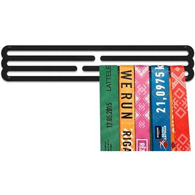 United BLANK Medaillehanger zwart staal medaillehouder Medal Holder display (30 medailles) United BLANK Medaillehanger zwart staal medaillehouder Medal Holder display (30 medailles)