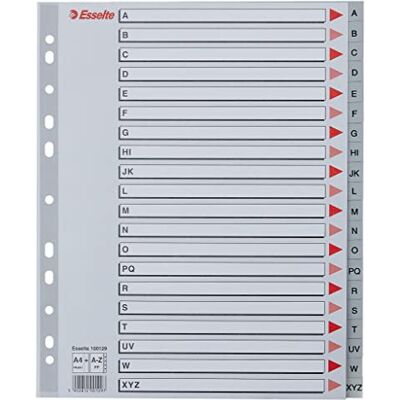 Esselte 100129 Tabbladen grijs Esselte 100129 Tabbladen grijs