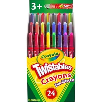 CRAYOLA 24 Twistables potloden met speciale effecten CRAYOLA 24 Twistables potloden met speciale effecten