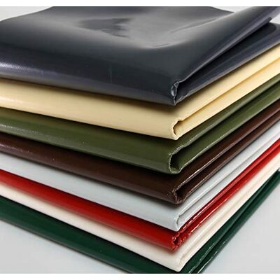 Unbekannt Vrachtwagenzeil van pvc, 610 g/m², per meter, zonder ringen, verschillende maten, grijs Unbekannt Vrachtwagenzeil van pvc, 610 g/m², per meter, zonder ringen, verschillende maten, grijs