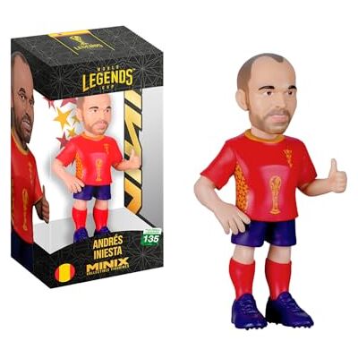 MINIX Football Legends Wereldkampioenschap Legenden #135 Spanje Iniesta Verzamelfiguur 12 cm MINIX Football Legends Wereldkampioenschap Legenden #135 Spanje Iniesta Verzamelfiguur 12 cm