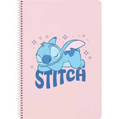 safta STITCH OHANA Notitieboek, 80 vellen, hardcover, ideaal voor kinderen van verschillende leeftijden, comfortabel en veelzijdig, kwaliteit en stevigheid, 21,5 x 31 cm safta STITCH OHANA Notitieboek, 80 vellen, hardcover, ideaal voor kinderen van verschillende leeftijden, comfortabel en veelzijdig, kwaliteit en stevigheid, 21,5 x 31 cm