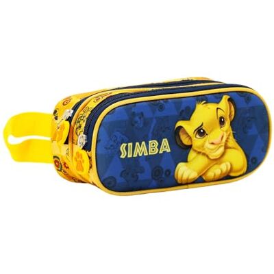Disney Simba Lion King Rest-etui, 3D, dubbel, donkerblauw Disney Simba Lion King Rest-etui, 3D, dubbel, donkerblauw