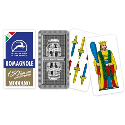 Modiano 150e verjaardag blauwe romagnolen kaarten Modiano 150e verjaardag blauwe romagnolen kaarten