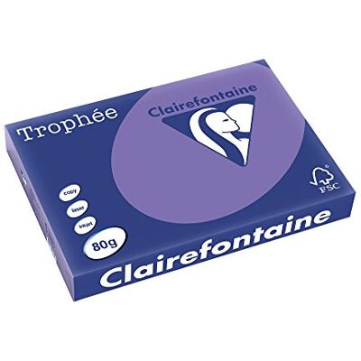 Clairefontaine Trofee papieren ream, 80 g/m², 500 vellen Clairefontaine Trofee papieren ream, 80 g/m², 500 vellen