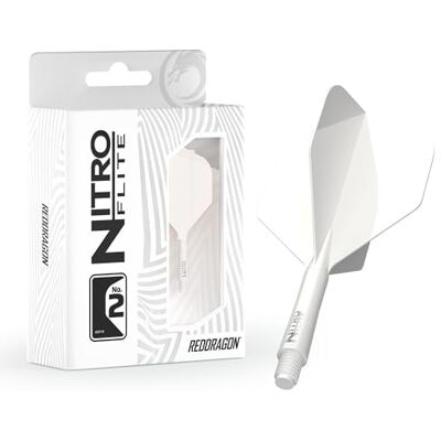 Dragon Darts Nitro Flite geïntegreerd vlieg- en assysteem nr. 2 vorm en design verkrijgbaar in kort, midden en medium verscheidenheid aan kleuren professionele dartaccessoires Dragon Darts Nitro Flite geïntegreerd vlieg- en assysteem nr. 2 vorm en design verkrijgbaar in kort, midden en medium verscheidenheid aan kleuren professionele dartaccessoires