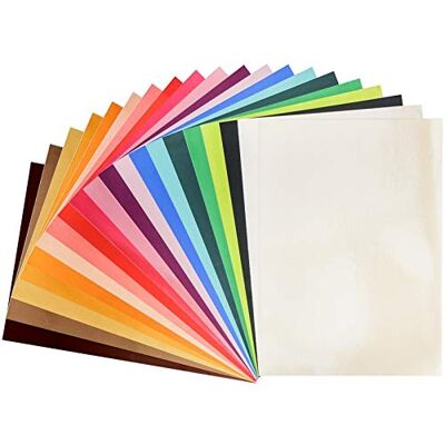 Ideen mit Herz 20 vellen spiegelkarton metallic papier DIN A4 (meerkleurig, 180 g/m²) Ideen mit Herz 20 vellen spiegelkarton metallic papier DIN A4 (meerkleurig, 180 g/m²)