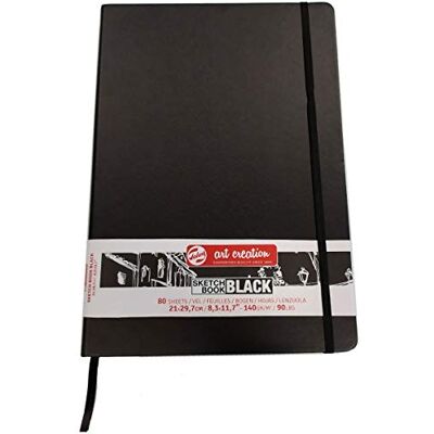 SKETCH BOOK BLACK ARTCREATION 21 x 29,7 cm SKETCH BOOK BLACK ARTCREATION 21 x 29,7 cm