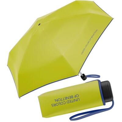 United Benetton Ultra Mini Flat Solid Zakparaplu 88 cm United Benetton Ultra Mini Flat Solid Zakparaplu 88 cm