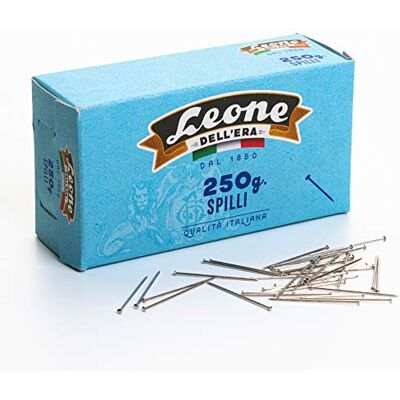 Dell Leone spelden nr. 5 0,80 x 30, messing vernikkeld, 250 stuks Dell Leone spelden nr. 5 0,80 x 30, messing vernikkeld, 250 stuks