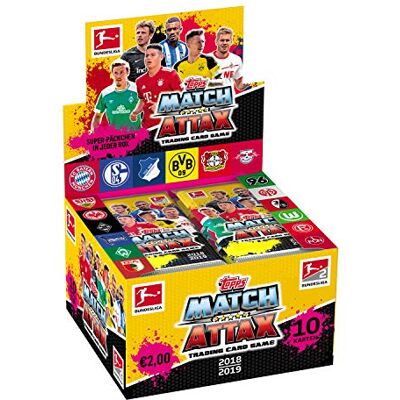 Topps BL19-DE3/D European Soccer Club verzamelkaarten, 2018/19, meerkleurig, 36 stuks Topps BL19-DE3/D European Soccer Club verzamelkaarten, 2018/19, meerkleurig, 36 stuks