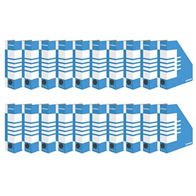 OFFICER PRODUCTS Donau 7649001FSC-10 kartonnen map, blauw, 20 stuks OFFICER PRODUCTS Donau 7649001FSC-10 kartonnen map, blauw, 20 stuks