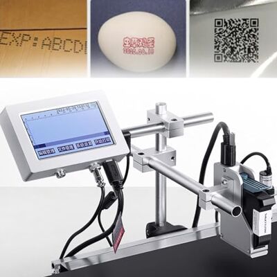 ZXSYYDS Automatische inkjetprinter, thermische inkjetprinter, 12,7 mm/25,4 mm automatische inkjetcoderingsmachine voor productielijn, 12,7 mm ZXSYYDS Automatische inkjetprinter, thermische inkjetprinter, 12,7 mm/25,4 mm automatische inkjetcoderingsmachine voor productielijn, 12,7 mm