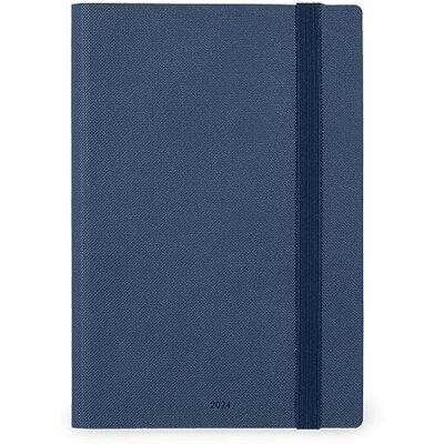 Legami Tageskalender Medium 2024 Medium Daily Diary 12 m Blauw Legami Tageskalender Medium 2024 Medium Daily Diary 12 m Blauw