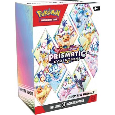 Pokémon TCG: Scarlet & Violet Prismatische Evoluties Booster Pack (6 Boosters) Pokémon TCG: Scarlet & Violet Prismatische Evoluties Booster Pack (6 Boosters)