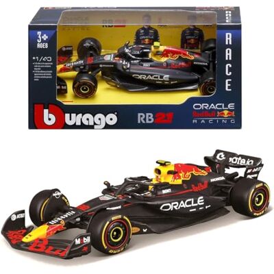 Bburago F1 Red Bull Racing RB21 2025#22 Tsunoda, Diecast auto in schaal 1:43 met authentieke details, officiële levering, Red Bull Racing licentie, aanbevolen leeftijd 3 jaar Bburago F1 Red Bull Racing RB21 2025#22 Tsunoda, Diecast auto in schaal 1:43 met authentieke details, officiële levering, Red Bull Racing licentie, aanbevolen leeftijd 3 jaar