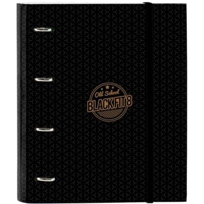 safta BLACKFIT8 OLD SCHOOL 4-ringband 35 cm met 100 DIN A4-vellen, ideaal voor kinderen van verschillende leeftijden, comfortabel en veelzijdig, kwaliteit en sterkte, 27 x 3,5 x 32 cm, zwart/grijs, M,, safta BLACKFIT8 OLD SCHOOL 4-ringband 35 cm met 100 DIN A4-vellen, ideaal voor kinderen van verschillende leeftijden, comfortabel en veelzijdig, kwaliteit en sterkte, 27 x 3,5 x 32 cm, zwart/grijs, M,,