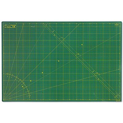 Elan 5-laagse Snijmat Groen A1, Zelfherstellende 3 mm Snijmat, Knutselmat met Dubbelzijdig Raster, Metrische Snijonderlegger voor Quilten, Naaien, Patchworken, Scrapbooken, enz. 90 x 60 cm Elan 5-laagse Snijmat Groen A1, Zelfherstellende 3 mm Snijmat, Knutselmat met Dubbelzijdig Raster, Metrische Snijonderlegger voor Quilten, Naaien, Patchworken, Scrapbooken, enz. 90 x 60 cm