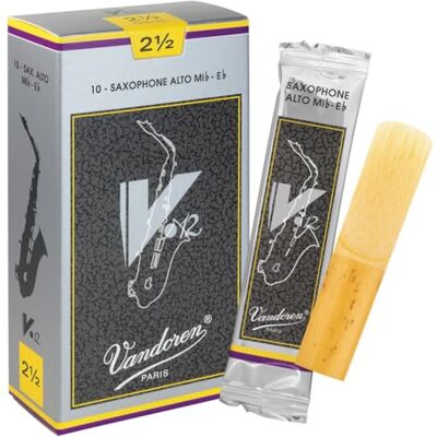 Vandoren riet voor altsaxofoon V 12 sterkte: 2 1/2 Vandoren riet voor altsaxofoon V 12 sterkte: 2 1/2