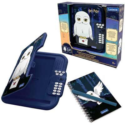 Lexibook , Hedwige Elektronisch dagboek, SD50HP1 Inclusief pen en notitieboek, interactief, wachtwoordbeveiligd, geluidseffecten, zwart/wit Lexibook , Hedwige Elektronisch dagboek, SD50HP1 Inclusief pen en notitieboek, interactief, wachtwoordbeveiligd, geluidseffecten, zwart/wit