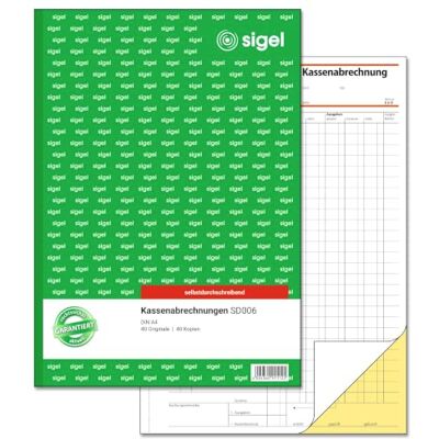Sigel Kassabakingen kassa SD 2x40bl A4 Sigel Kassabakingen kassa SD 2x40bl A4