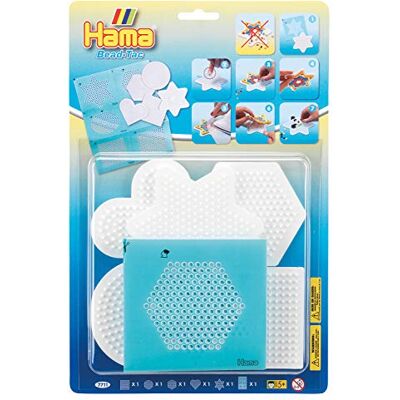 Hama Pegboard Blister Tac strijkkralen, 7711, meerkleurig, Eén maat Hama Pegboard Blister Tac strijkkralen, 7711, meerkleurig, Eén maat