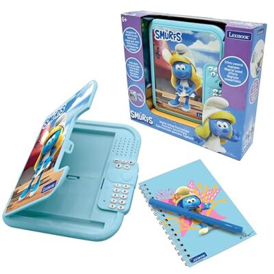 Lexibook , De Smurfen Elektronisch Dagboek, SD50SF Inclusief pen en notitieboek, interactief, wachtwoordbeveiligd, geluidseffecten, blauw Lexibook , De Smurfen Elektronisch Dagboek, SD50SF Inclusief pen en notitieboek, interactief, wachtwoordbeveiligd, geluidseffecten, blauw