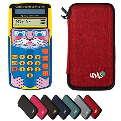 CALCUSO Voordeelpakket: TI Little Professeur rekenmachine + beschermtas WYNGS rood + geavanceerde garantie van CALCUSO Voordeelpakket: TI Little Professeur rekenmachine + beschermtas WYNGS rood + geavanceerde garantie van
