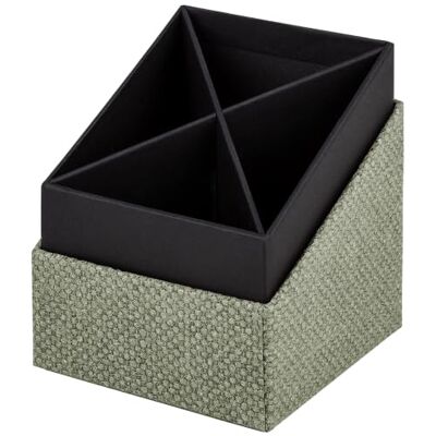 Rössler SOHO Pennenhouder, bureauorganizer, kantooraccessoires, 86 x 86 x 100 mm, 1 stuk, saliegroen Rössler SOHO Pennenhouder, bureauorganizer, kantooraccessoires, 86 x 86 x 100 mm, 1 stuk, saliegroen