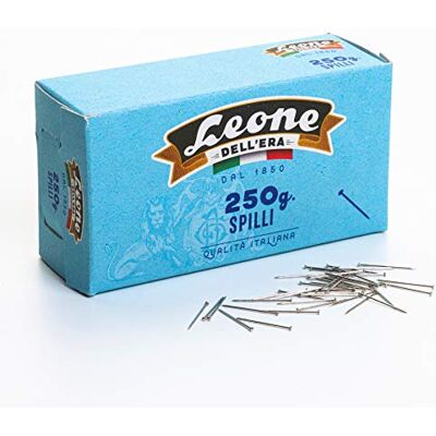 Dell Leone spelden nr. 1,5: 0,65 x 20, vernikkeld ijzer, 250 stuks Dell Leone spelden nr. 1,5: 0,65 x 20, vernikkeld ijzer, 250 stuks