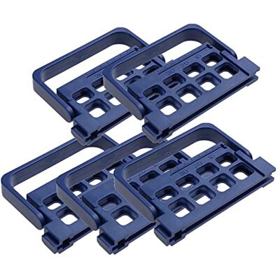 Bceer 5 stuks, 8 gaten/16 gaten, endodontische kaarthouder, autoclaveerbaar, endodontische dispenser, boorhouder (kleur: 8 gaten) Bceer 5 stuks, 8 gaten/16 gaten, endodontische kaarthouder, autoclaveerbaar, endodontische dispenser, boorhouder (kleur: 8 gaten)