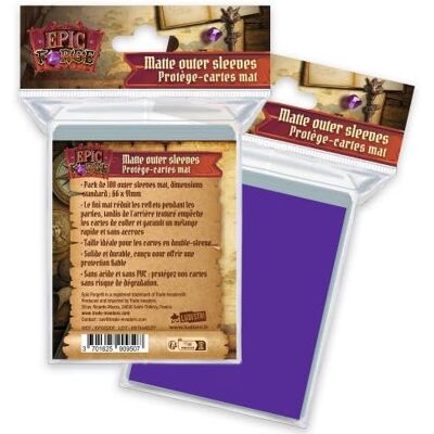 Rio Buitenhoezen mat (66 x 91 mm) x 100 (100 micron) paars Rio Buitenhoezen mat (66 x 91 mm) x 100 (100 micron) paars