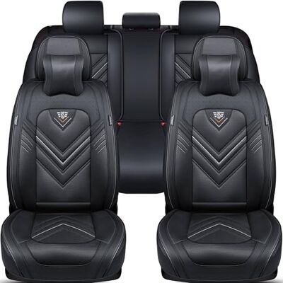 BREMER SITZBEZÜGE Housses de protection compatibles pour VW Golf 8 à partir de 2019 en noir FSL3 BREMER SITZBEZÜGE Housses de protection compatibles pour VW Golf 8 à partir de 2019 en noir FSL3