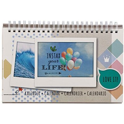 instax Fujifilm WIDE tafelkalender meerkleurig instax Fujifilm WIDE tafelkalender meerkleurig