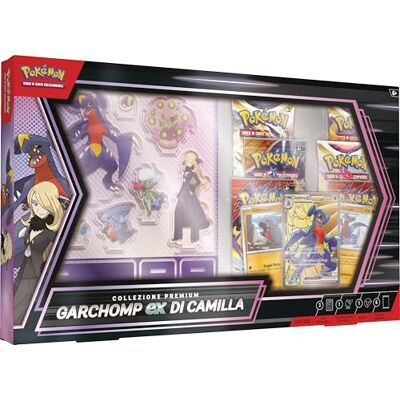 Pokémon GCC Premium Garchomp-ex collectie van Camilla (drie holografische kaarten en zes uitbreidingsenveloppen) Pokémon GCC Premium Garchomp-ex collectie van Camilla (drie holografische kaarten en zes uitbreidingsenveloppen)