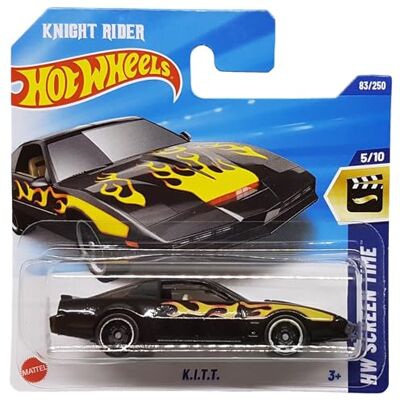 Hot Wheels K.I.T.T. HW Screen Time 5/10 HYX27 Korte kaart Knight Rider Mattel 2025-1:64 Hot Wheels K.I.T.T. HW Screen Time 5/10 HYX27 Korte kaart Knight Rider Mattel 2025-1:64