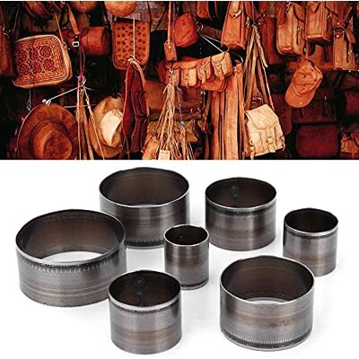 Leinggg Lederen Hole Cutter 7 Stuks Ronde Lederen Puncher Voor Lederen Behandeling Leinggg Lederen Hole Cutter 7 Stuks Ronde Lederen Puncher Voor Lederen Behandeling