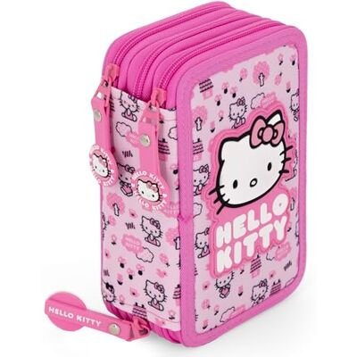Clondo Complete schooltas met 3 vakken, 46 accessoires voor kinderen, schrijfwarenset met 3 uitwisbare gelpennen, markers, potloden, lijm, markeerstift, officiële gadget, Hk 26, Pennenetui Clondo Complete schooltas met 3 vakken, 46 accessoires voor kinderen, schrijfwarenset met 3 uitwisbare gelpennen, markers, potloden, lijm, markeerstift, officiële gadget, Hk 26, Pennenetui