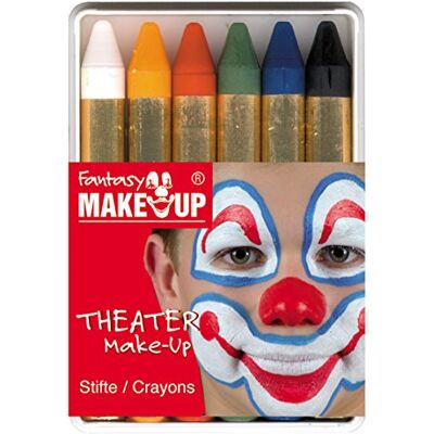 KREUL 37050 Fantasy Make Up make-up stiften, 6 stuks KREUL 37050 Fantasy Make Up make-up stiften, 6 stuks